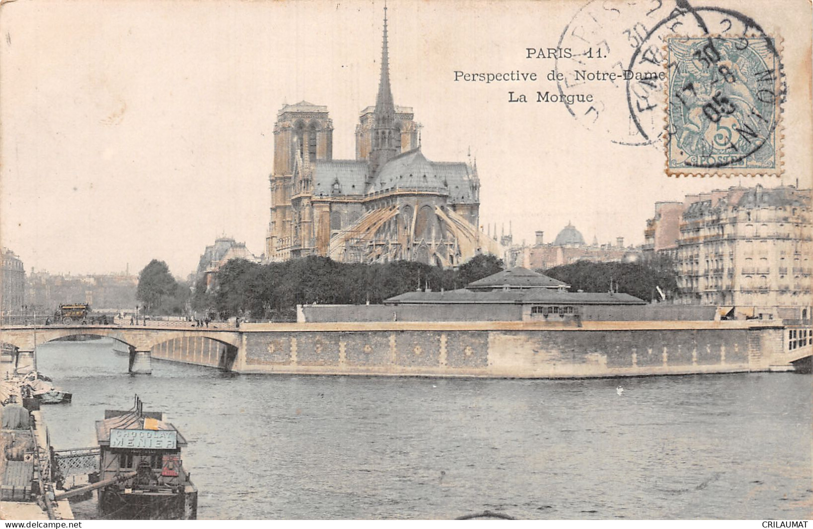 75-PARIS NOTRE DAME LA MORGUE-N°T5057-D/0349 - Notre Dame Von Paris