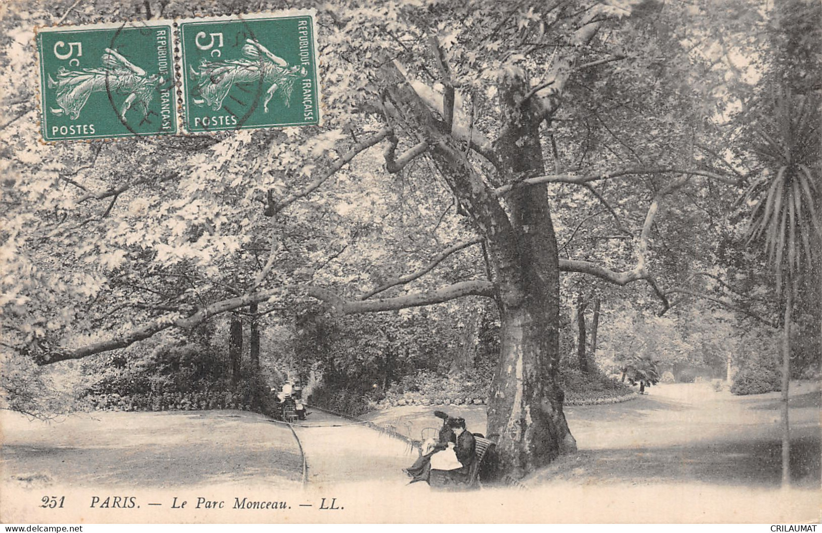 75-PARIS LE PARC MONCEAU-N°T5057-D/0285 - Parken, Tuinen