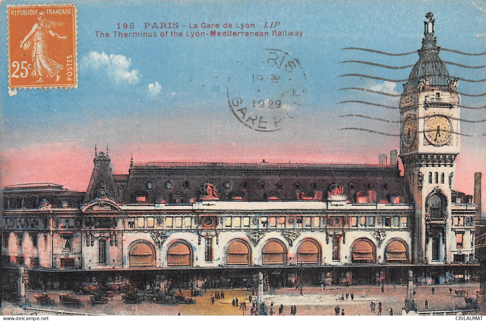 75-PARIS LA GARE DE LYON-N°T5057-D/0107 - Métro Parisien, Gares