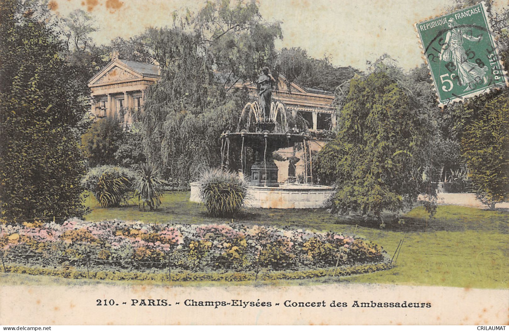 75-PARIS CHAMPS ELYSEES CONCERT DES AMBASSADEURS-N°T5057-D/0103 - Champs-Elysées