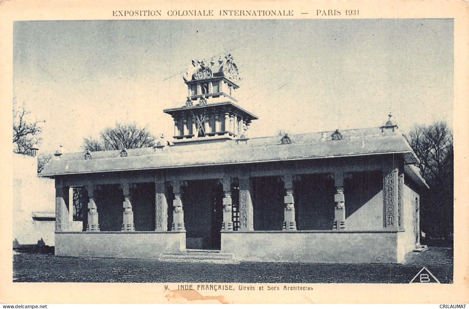 75-PARIS EXPO COLONIALE INTERNATIONALE 1931 INDE FRANCAISE-N°T5057-D/0071 - Expositions