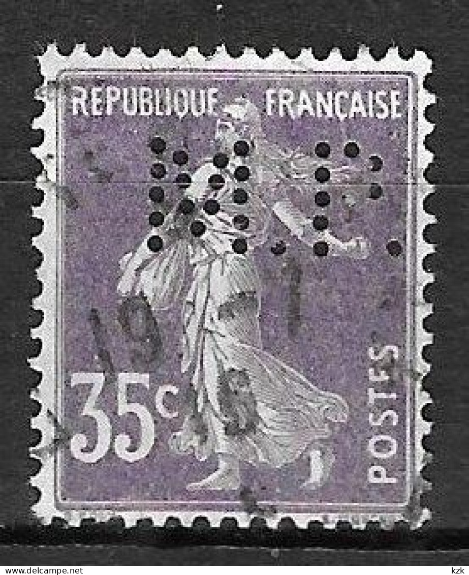 837	N°	142	Perforé	-	MP 100	-	Vve. MORIN PONS - Used Stamps