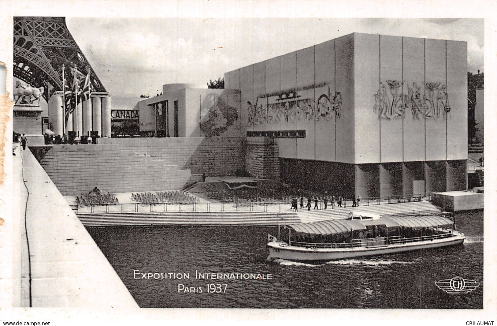 75-PARIS EXPO INTERNATIONALE 1937 PAVILLON DE L ANGLETERRE-N°T5057-D/0013 - Expositions