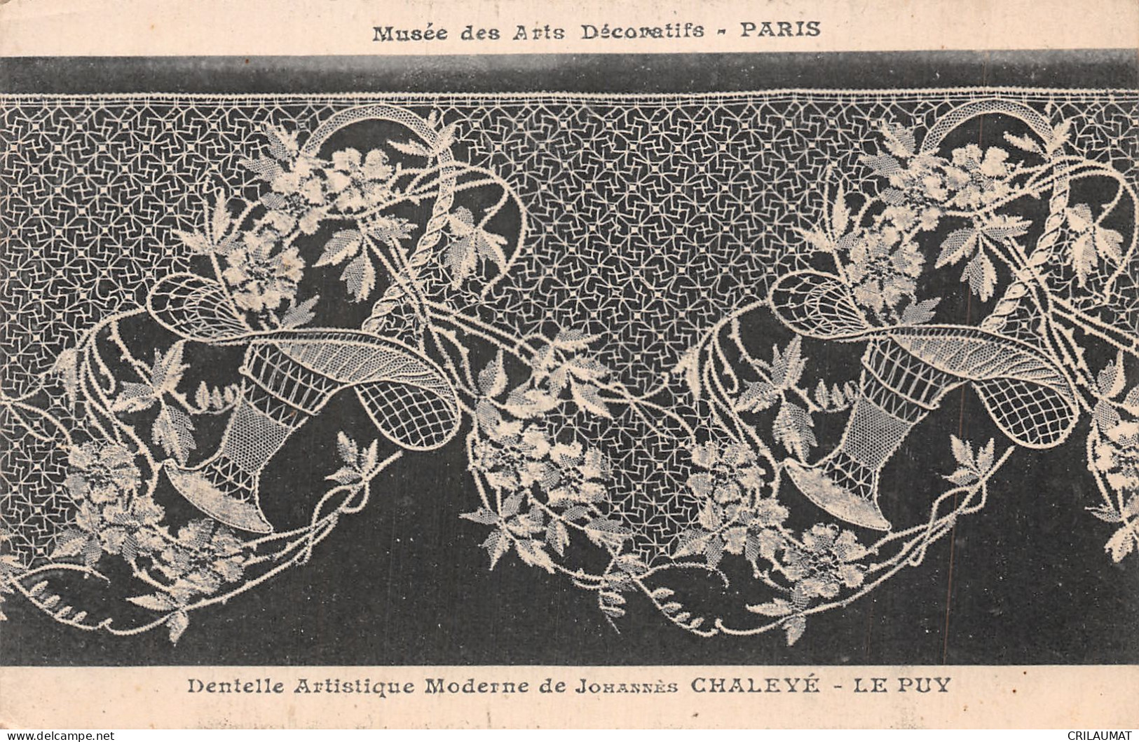 75-PARIS MUSEE DES ARTS DECORATIFS DENTELLE-N°T5057-C/0311 - Musées
