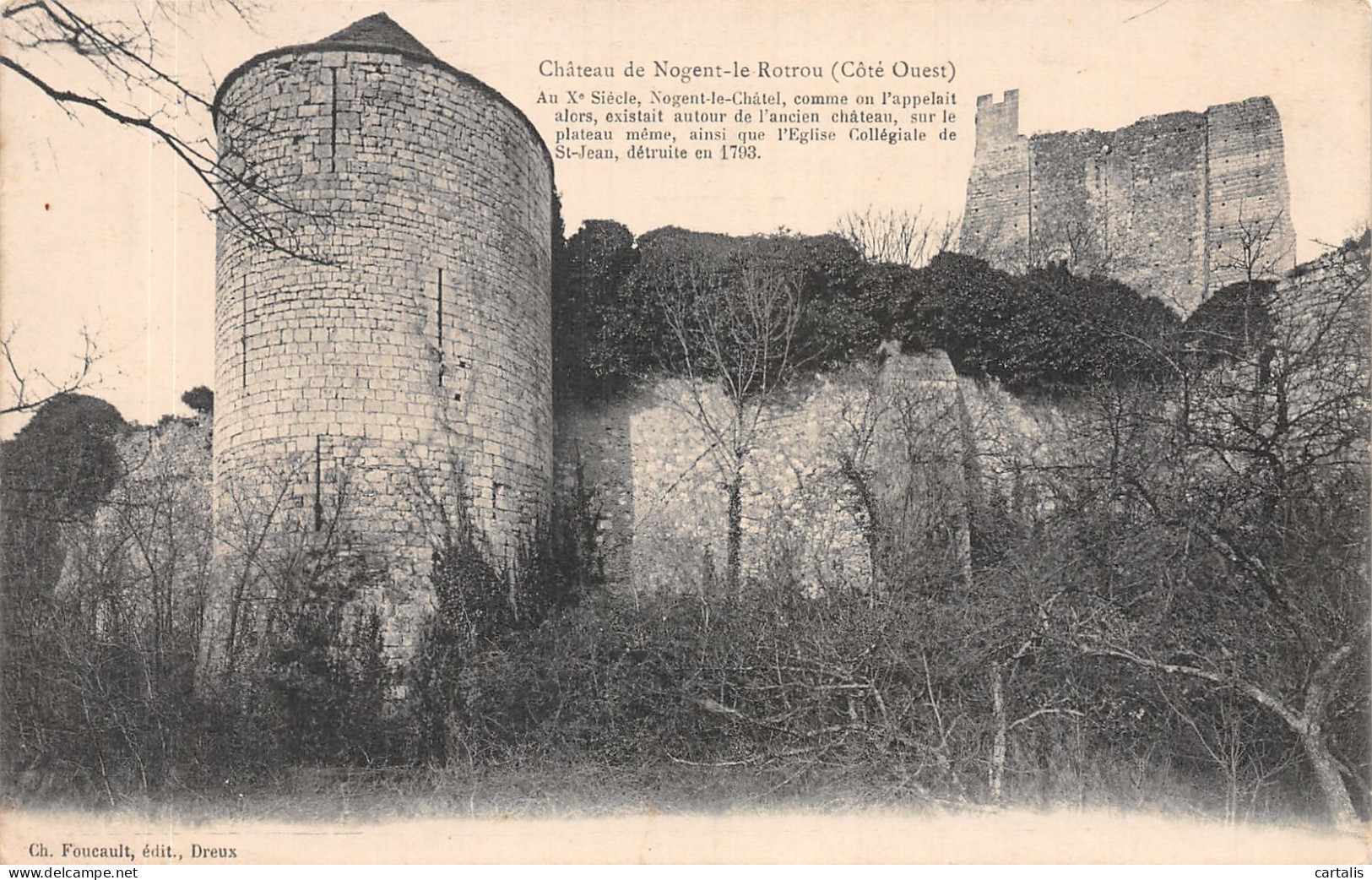 28-NOGENT LE ROTROU LE CHÂTEAU-N°4251-E/0281 - Nogent Le Rotrou