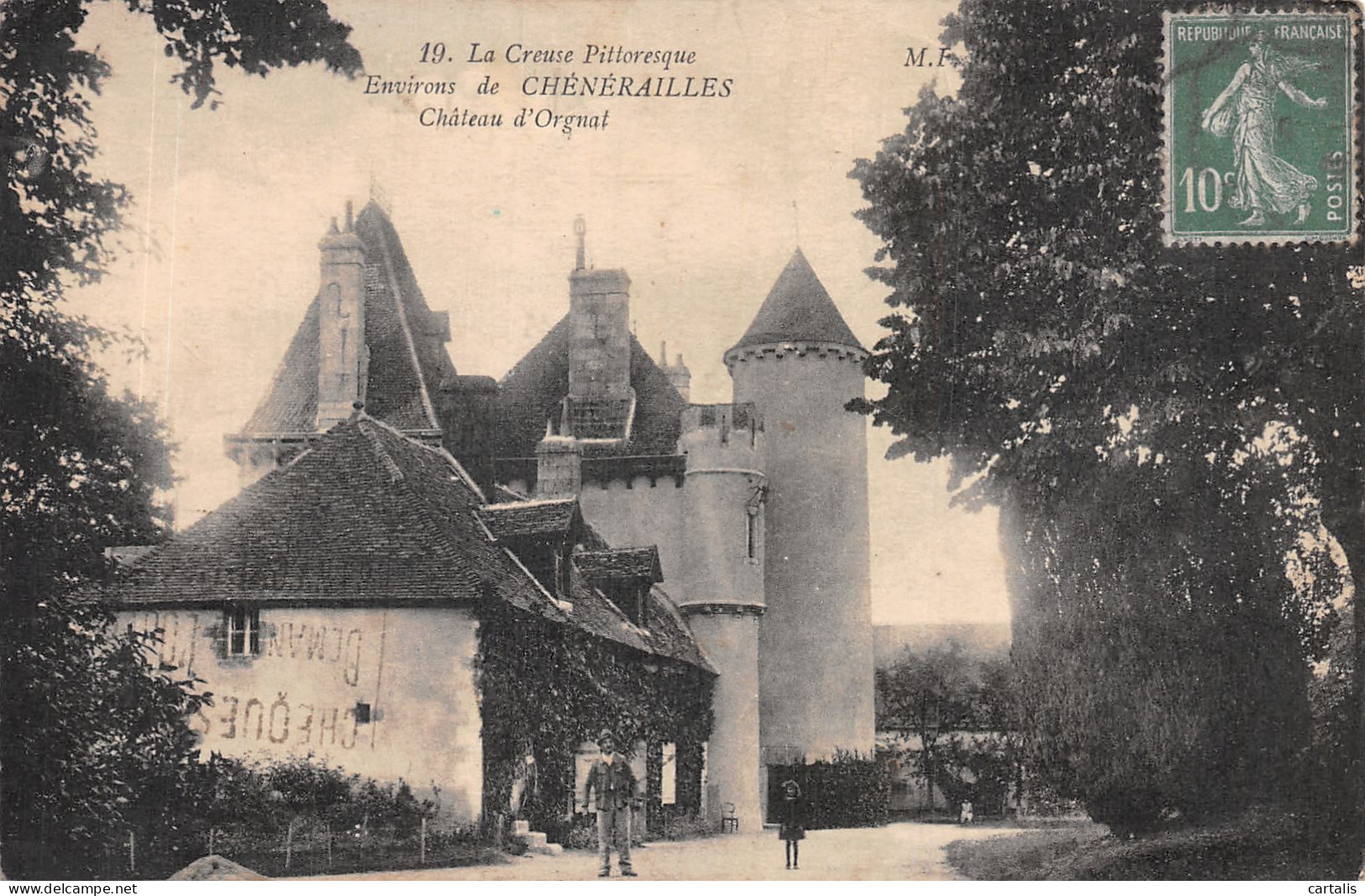 23-CHENERAILLES CHATEAU D ORGNAT-N°4251-E/0021 - Chenerailles