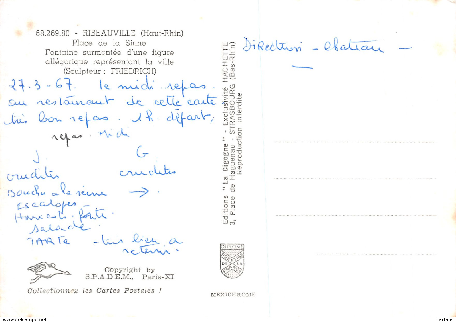 68-RIBEAUVILLE-N°4251-D/0147 - Ribeauvillé