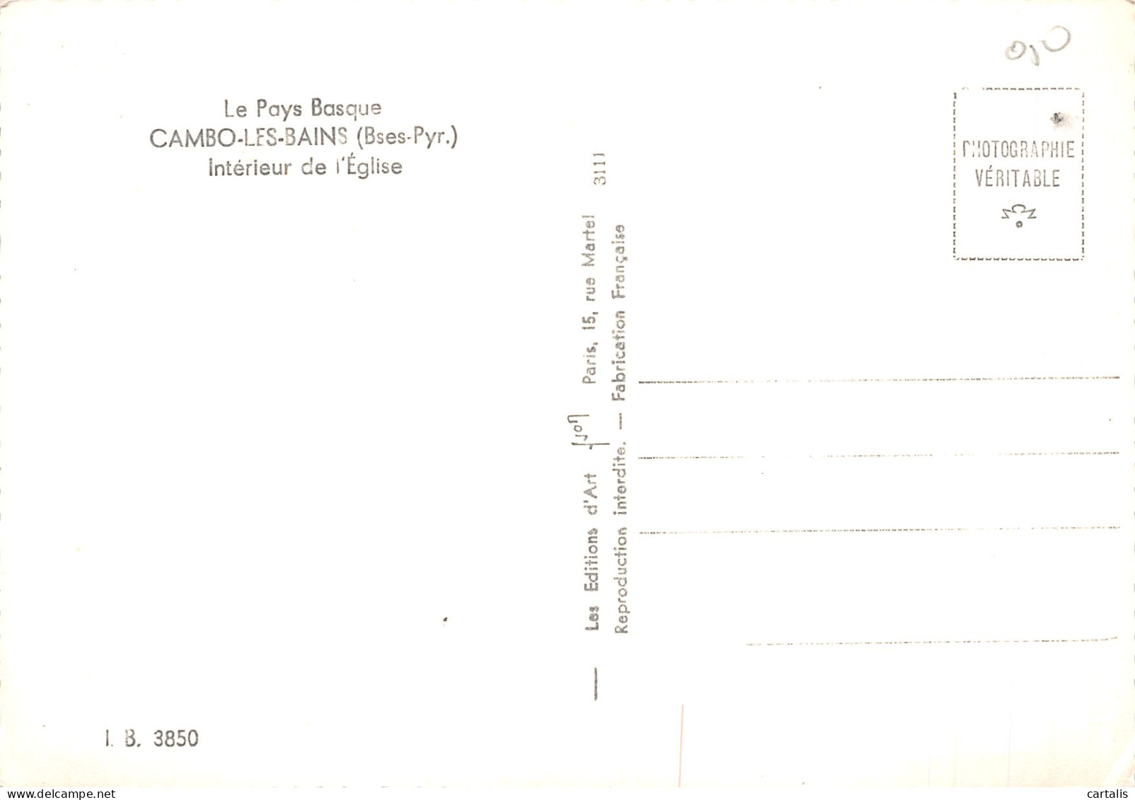 64-CAMBO LES BAINS-N°4252-C/0325 - Cambo-les-Bains