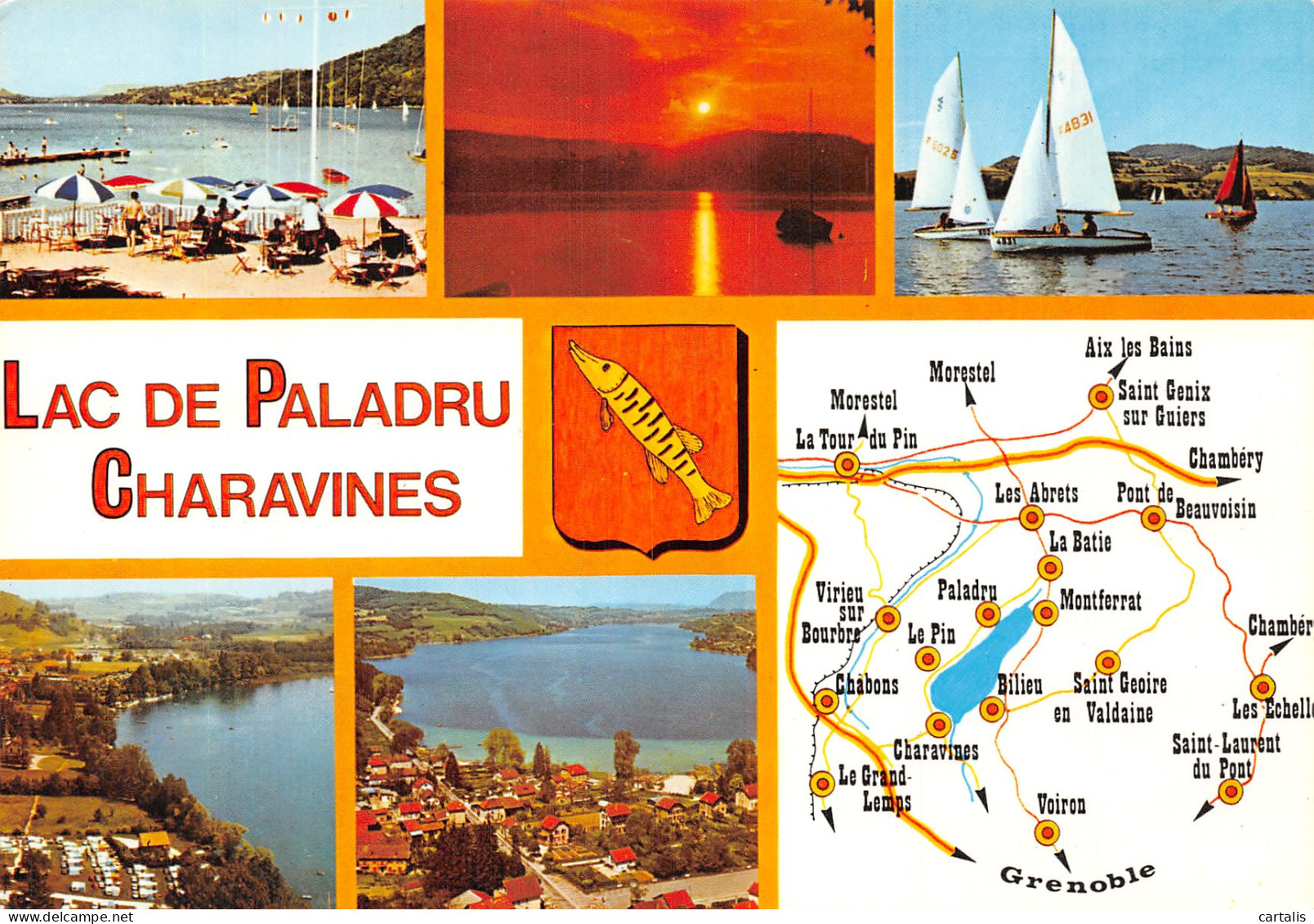 38-PALADRU CHARAVINES-N°4253-A/0017 - Paladru