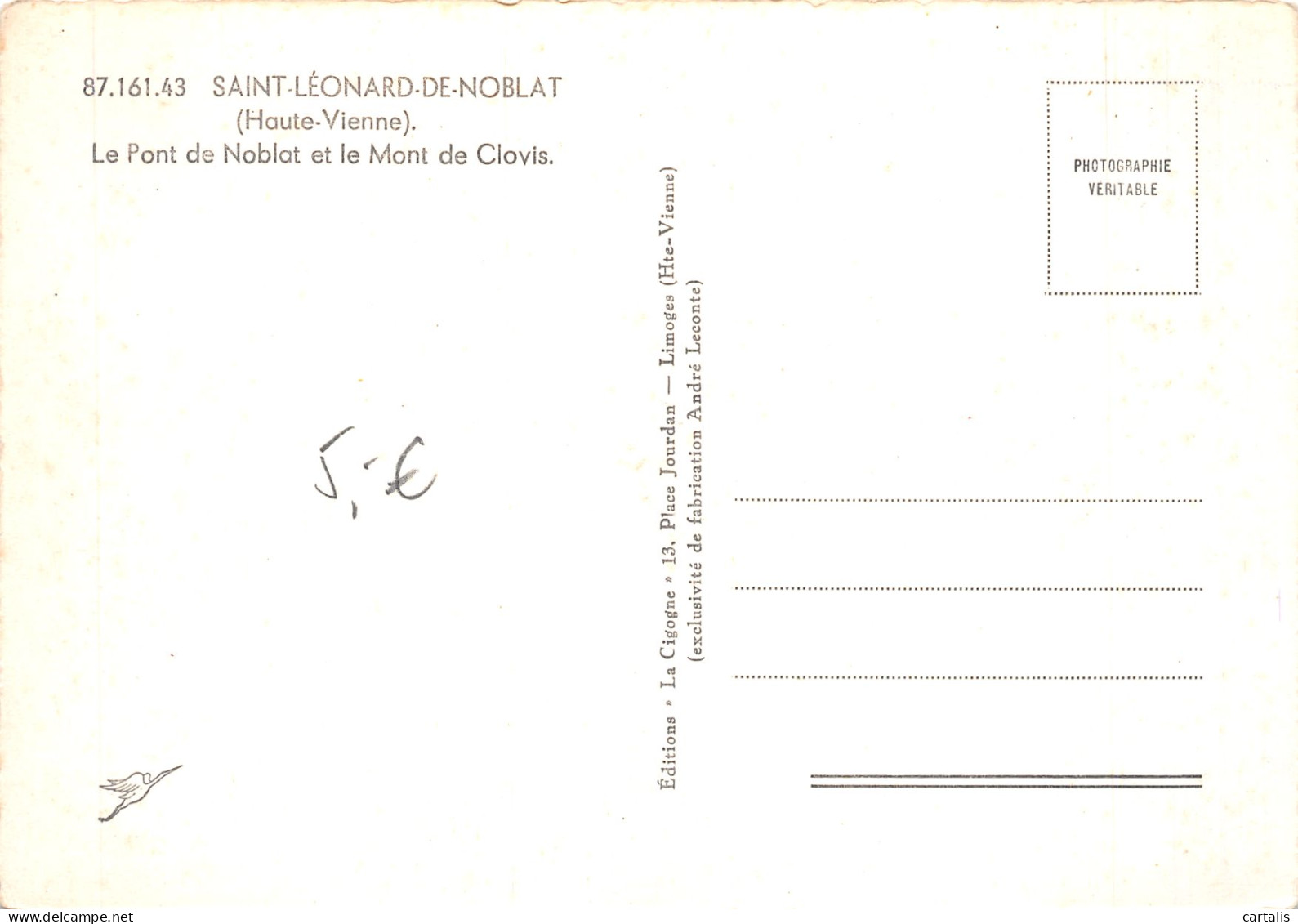 87-SAINT LEONARD DE NOBLAT-N°4253-C/0315 - Saint Leonard De Noblat