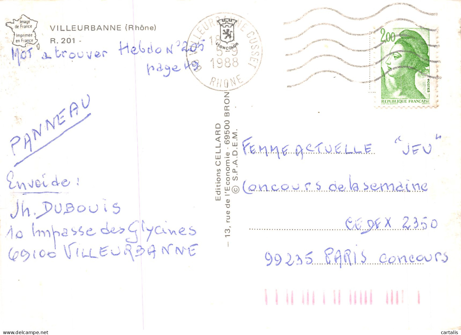 69-VILLEURBANNE-N°4253-B/0265 - Villeurbanne