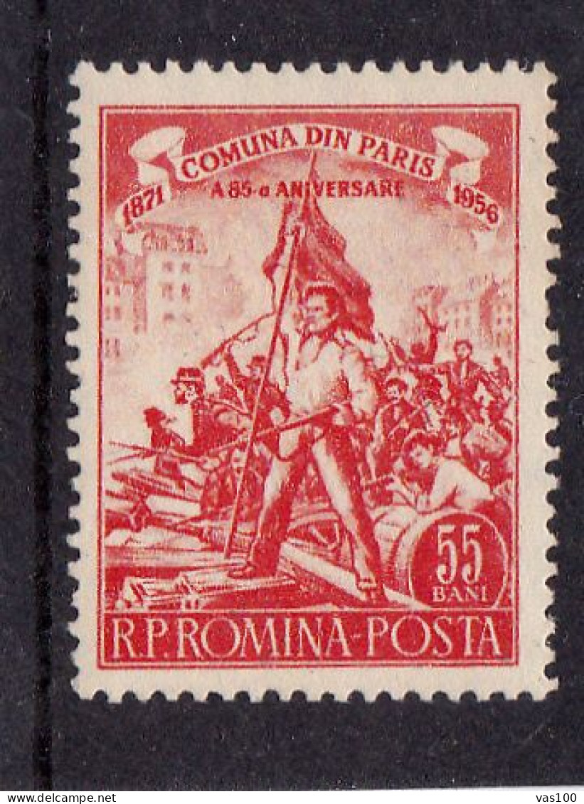 COMMUNE OF PARIS 1956  MI.Nr.1577 ,MNH, ROMANIA - Ongebruikt
