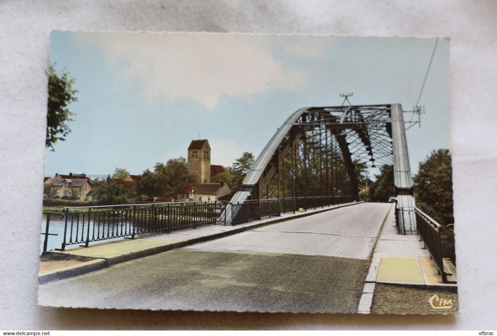 Cpm 1971, Monéteau, Pont Suspendu Sur L'Yonne, Yonne 89 - Moneteau