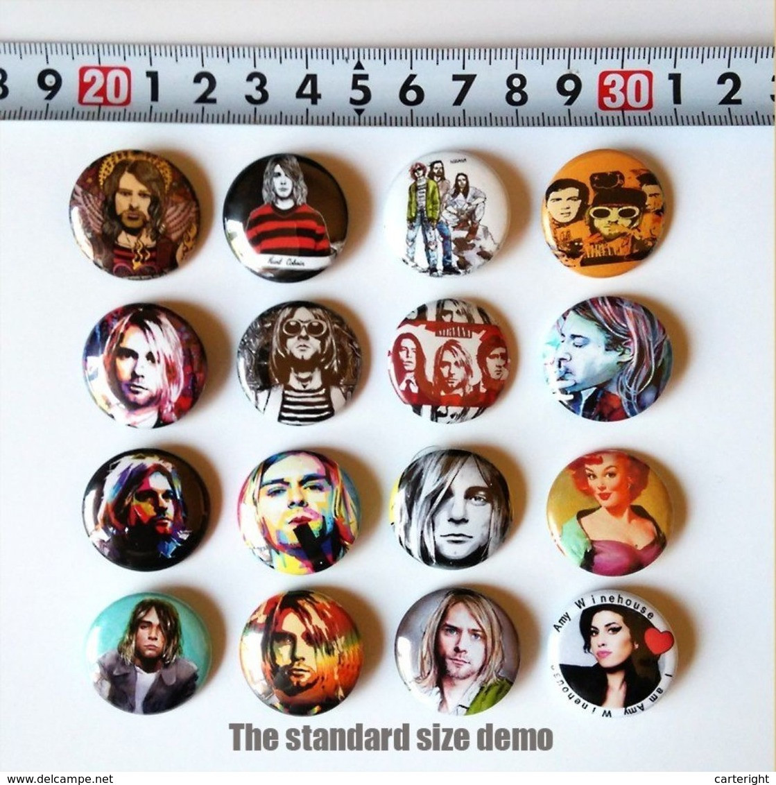 Eurythmics Band Music Fan ART BADGE BUTTON PIN SET  (1inch/25mm Diameter) 35 DIFF - Muziek