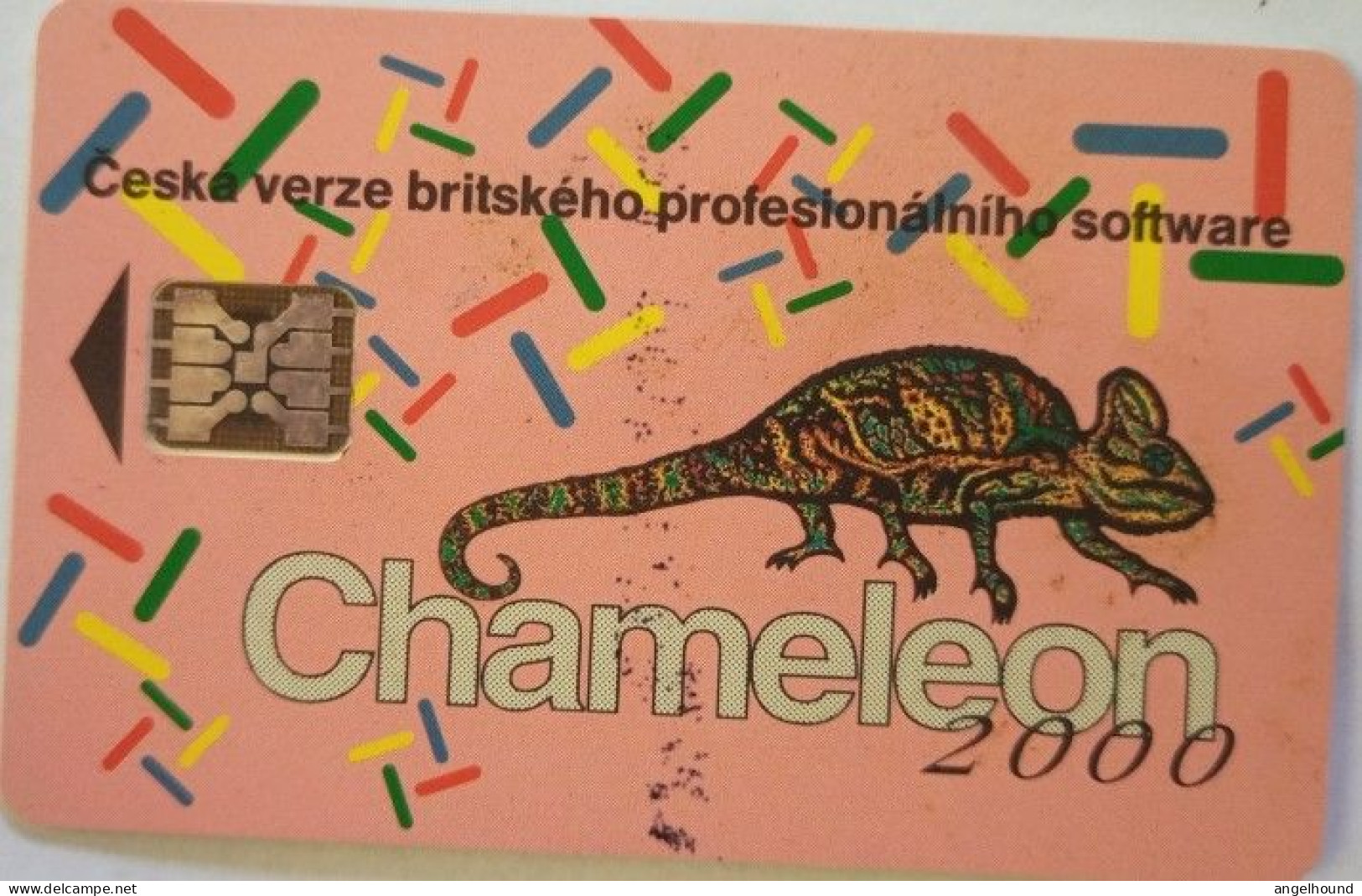 Czech Republic 100 Units Chip Card - Chameleon - Czech Republic