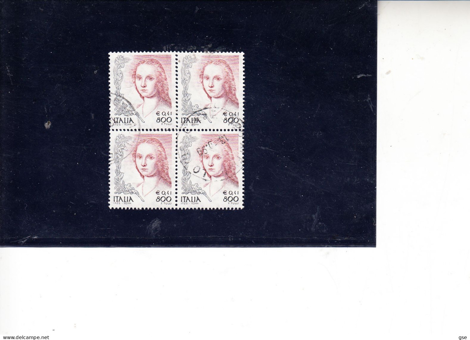 ITALIA  1999 - Sassone 2396° (quartina) - Donne Nell'arte - 1991-00: Gebraucht