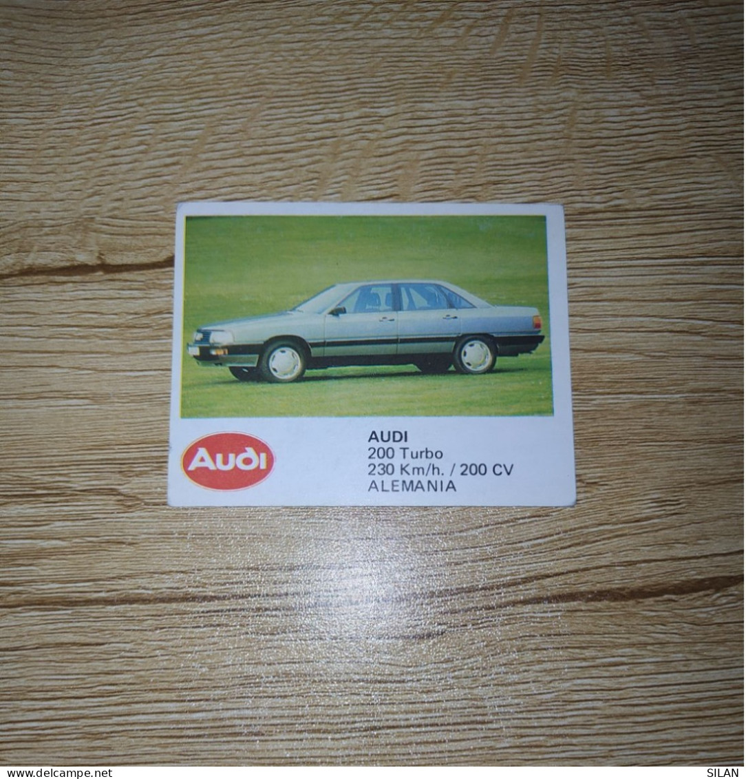 Cromo Año 1988 Auto 2000 Audi 200 Turbo - Voitures