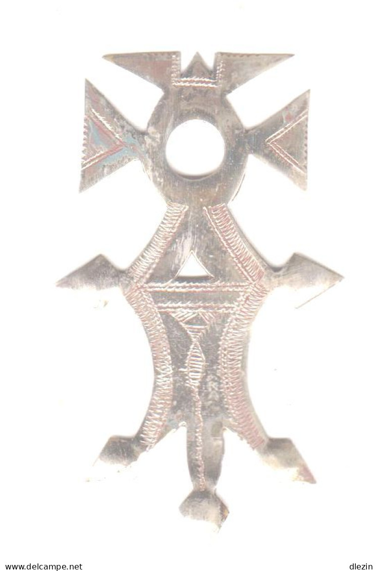 Croix De Bilma. Fabrication Artisanale. Métal Léger. Uniface. Se Portait En Bélière. - Landmacht