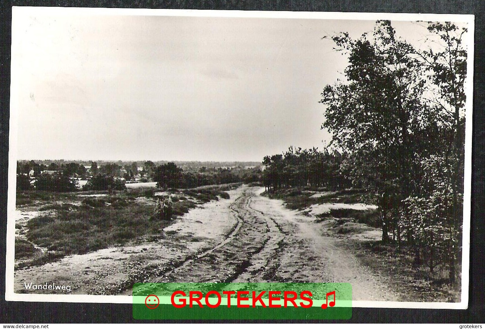 LEMELE Wandelweg Bij De Lemelerberg Treinblokstempel COEVORDEN-ZWOLLE B 1939 - Sonstige & Ohne Zuordnung