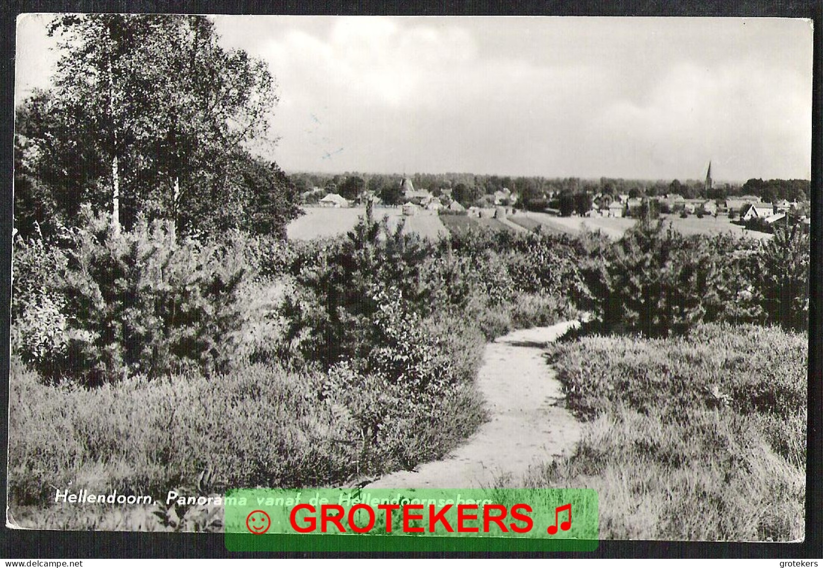 HELLENDOORN Panorama Vanaf De Hellendoornseberg 1965 - Hellendoorn