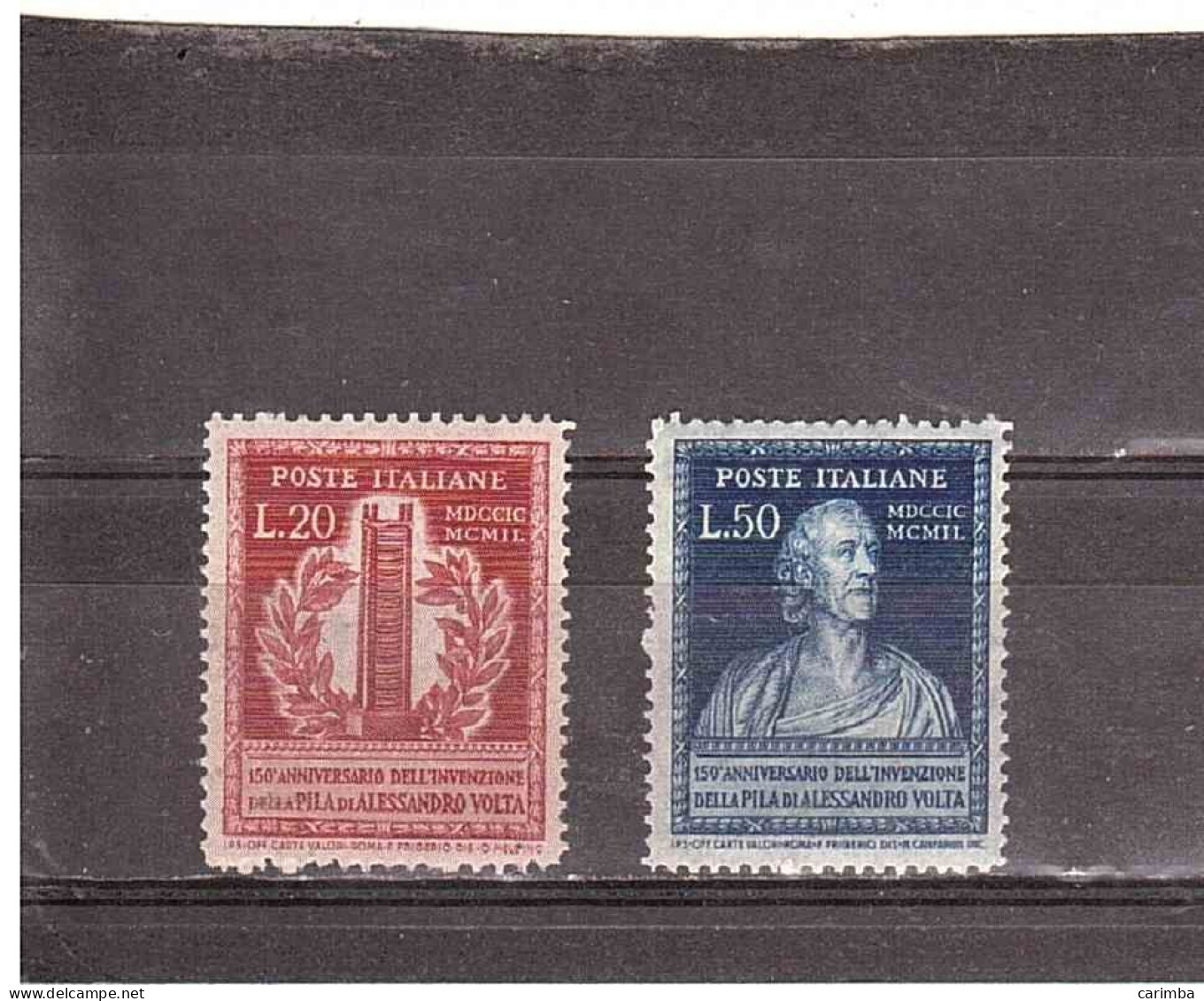 1949 L.20 VOLTA - 1946-60: Nieuw/plakker