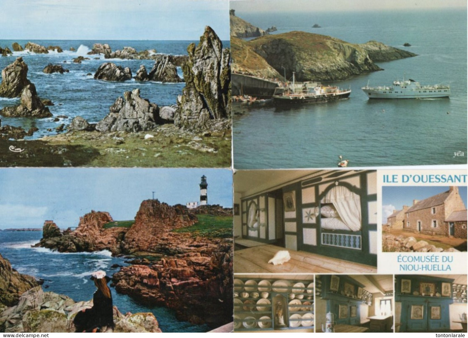 OUESSANT LOT DE QUATRE CARTES - Ouessant