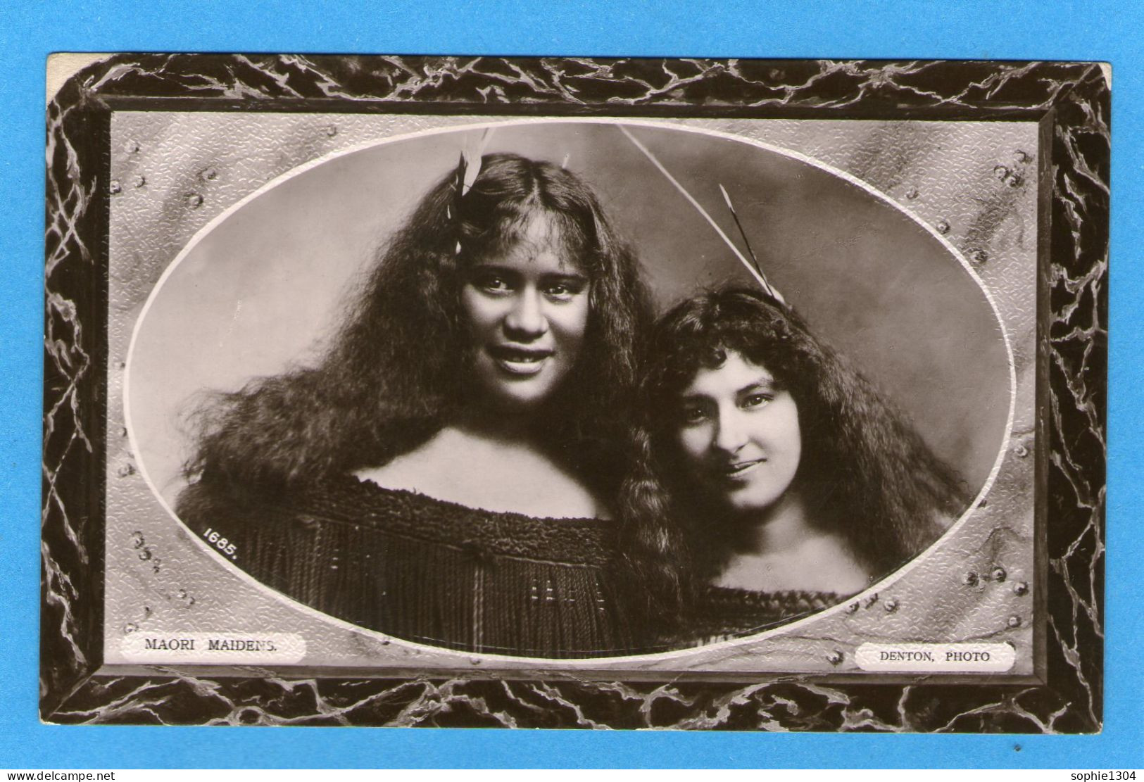 MAORI MAIDENS - DENTON PHOTO - New Zealand - - Nueva Zelanda