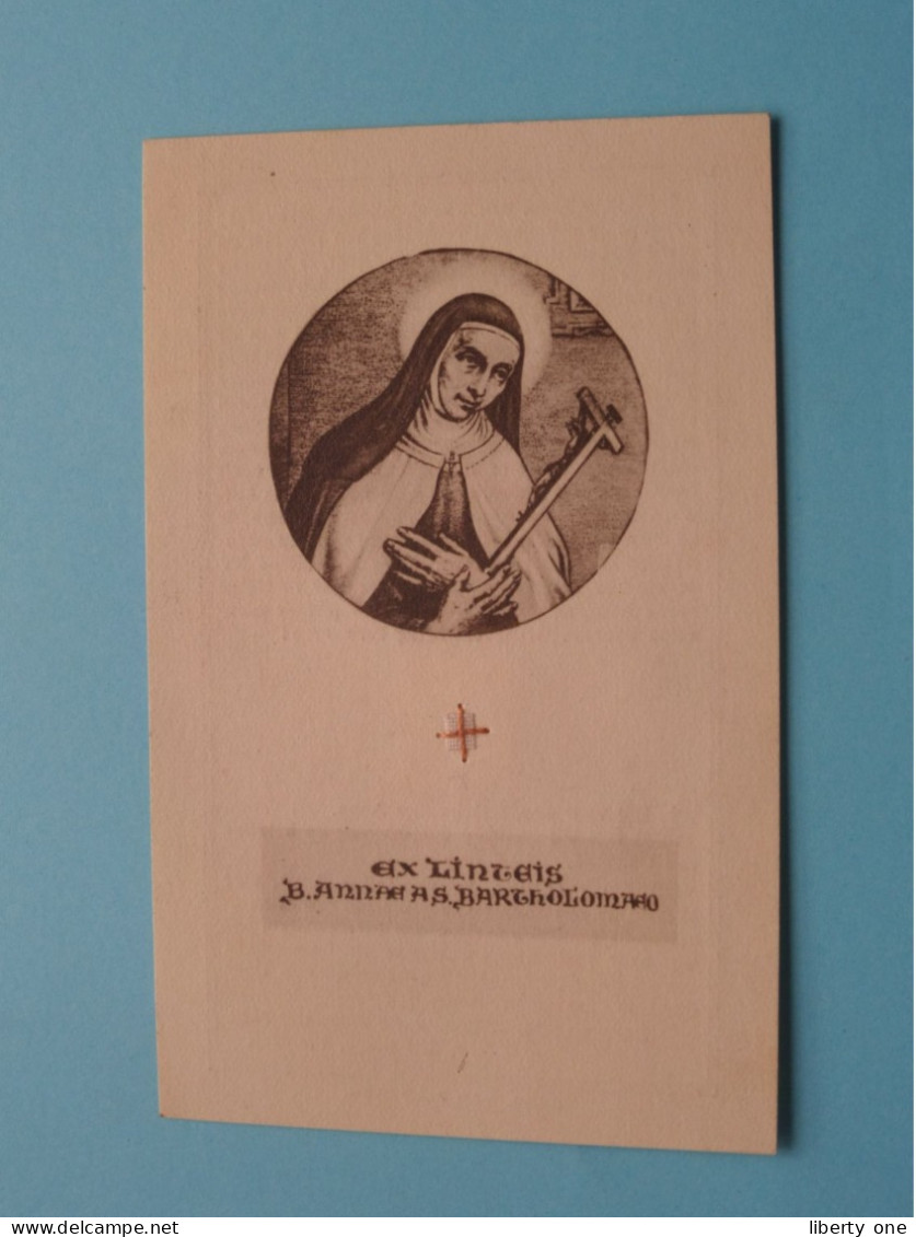 Bid Voor Ons GELUKZALIGE ANNA Van Den H. Bartholomeus ( RELIKWIE - RELIQUIARIO - RELIC - RELIQUARY - RELIQUAIRE ) ! - Virgen Maria Y Las Madonnas