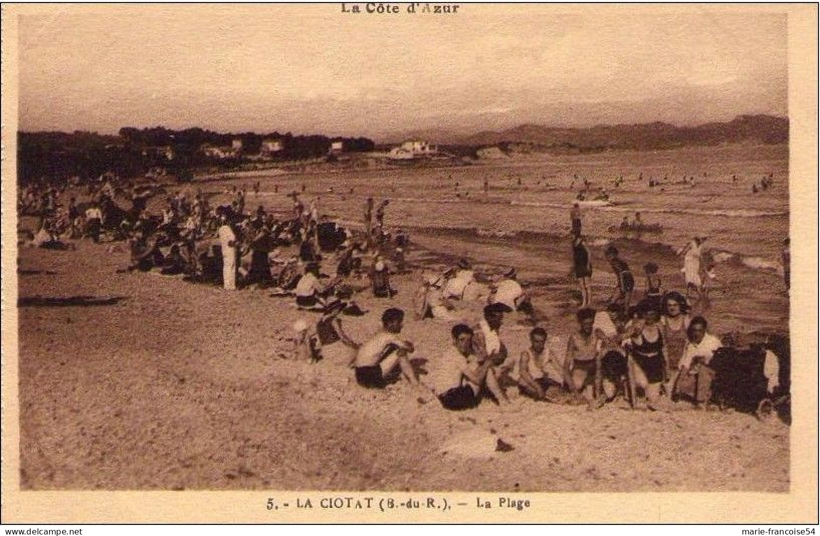 CPA  - LA CIOTAT - La Plage - La Ciotat