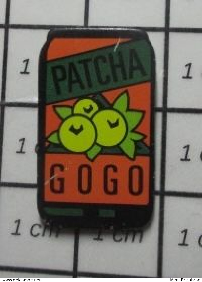 0120  Pin's Pins / Beau Et Rare / MARQUES / PATCHA GOGO CANETTE DE BOISSON ? - Marcas Registradas