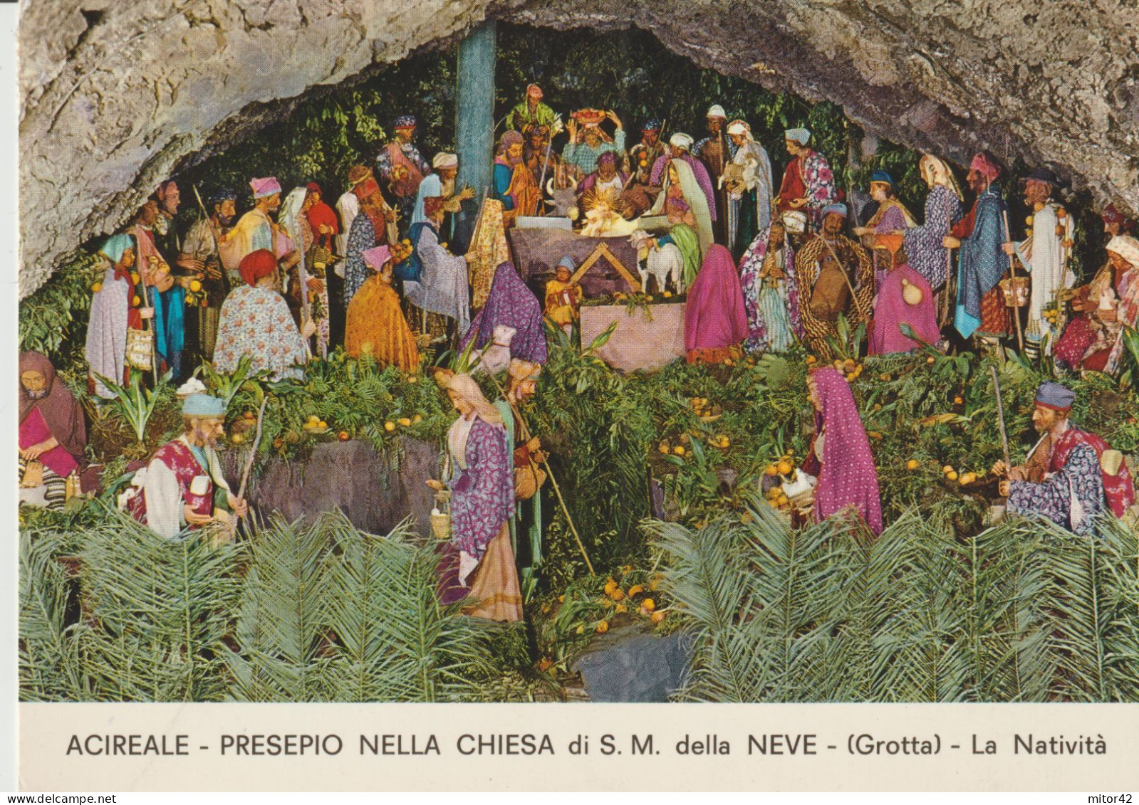 178-Religione-Cristianesimo-Presepe  Chiesa S.Maria Della Neve-Acireale-Catania-Sicilia - Jesus