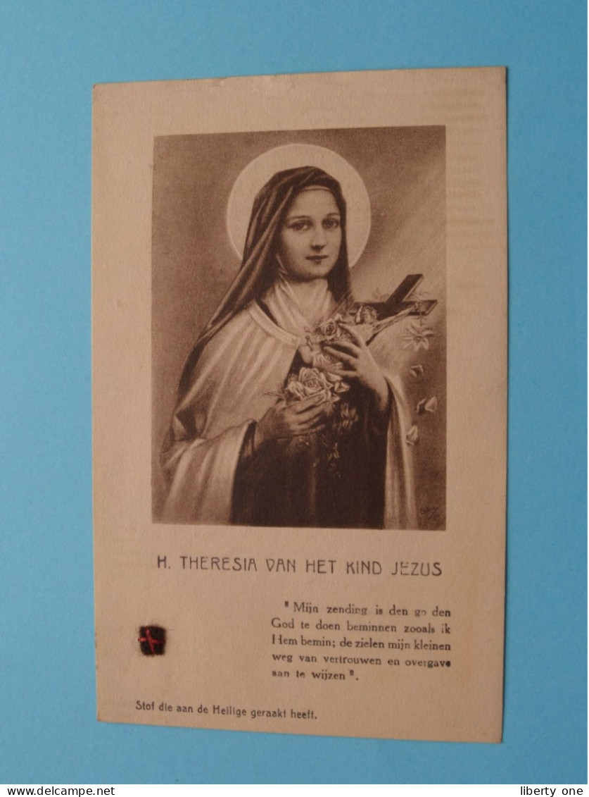 H. Theresia Van Het Kind Jezus > Gebed ( RELIKWIE - RELIQUIARIO - RELIC - RELIQUARY - RELIQUAIRE ) A. De Bock Gandae ! - Saints