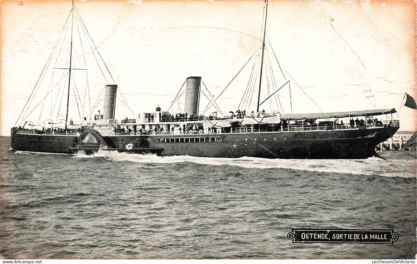 BELGIQUE - Ostende - Sortie De La Malle - Animé - Vue Générale - Carte Postale Ancienne - Oostende