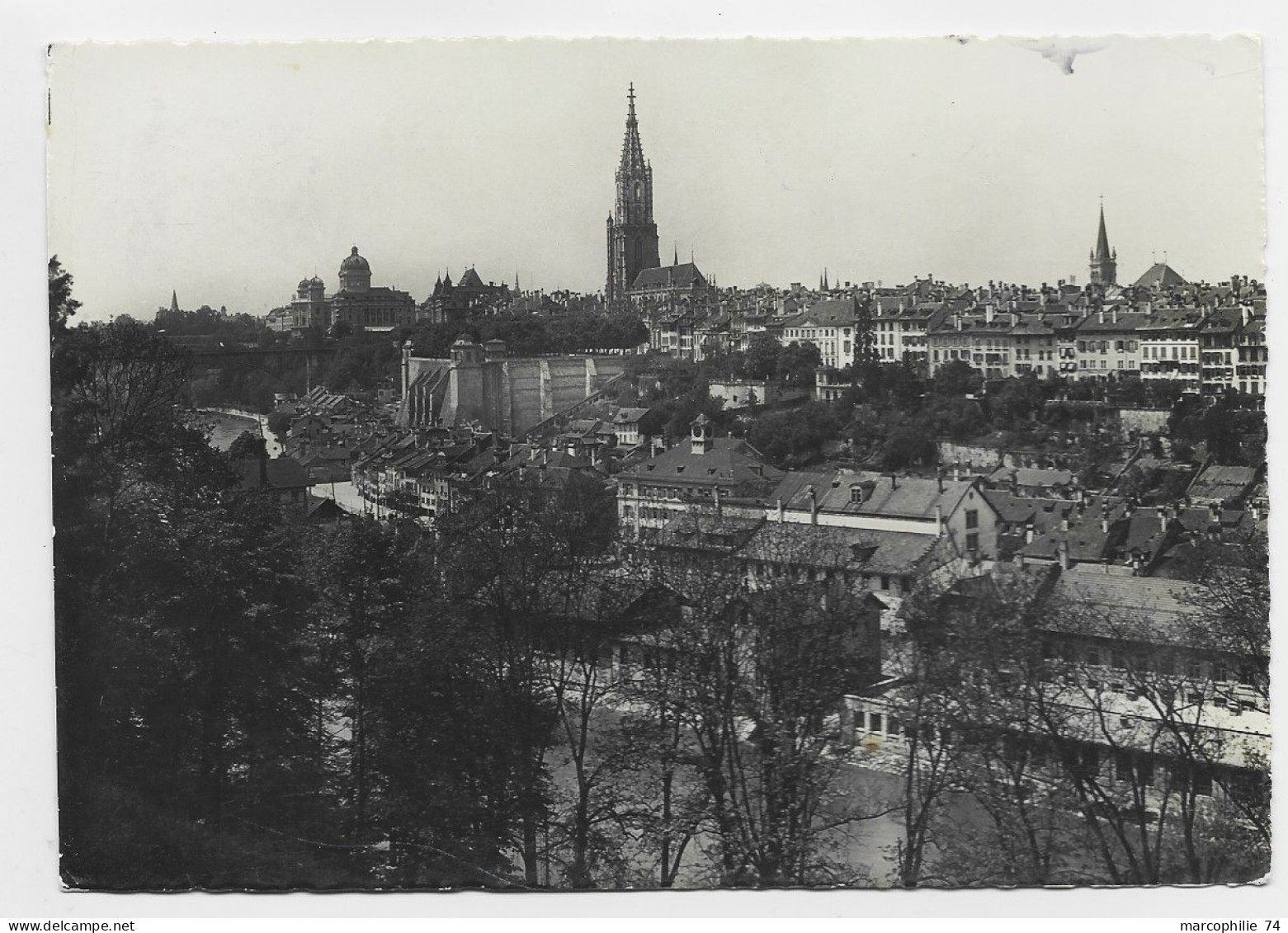 HELVETIA SUISSE SURTAXE  20C SEUL CARTE POSTALE BERN 1940 TO NAPOLI ITALIA - Briefe U. Dokumente