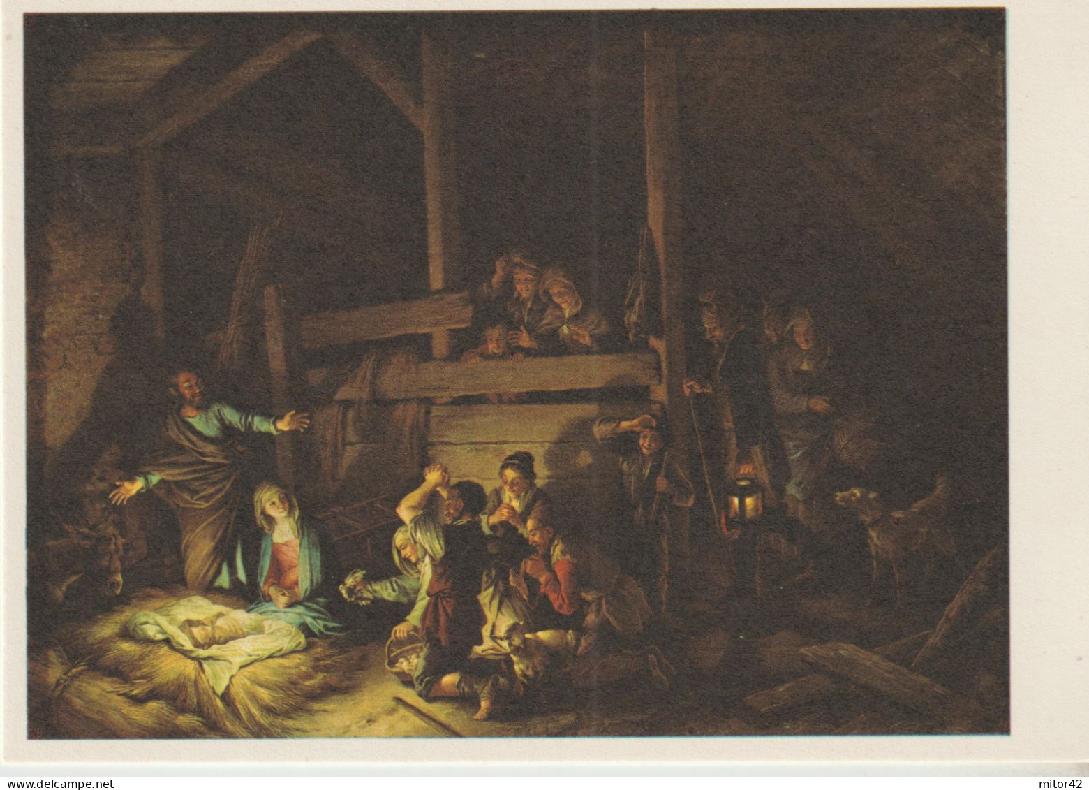 180-Religione-Cristianesimo-Presepe-L' Adorazione Dei Pastori Di Dietrich-Parma-Galleria D' Arte - Jesus