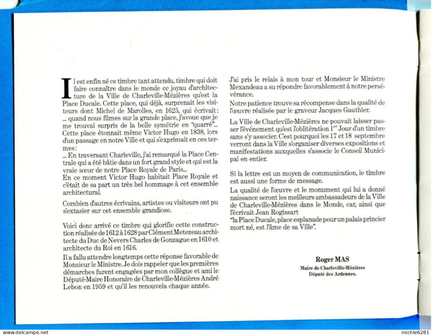 2206 - 1983 - Inauguration Du Bureau De Poste Rénové De Nouvion Sur Meuse 26 Octobre 1983 - Documentos Del Correo