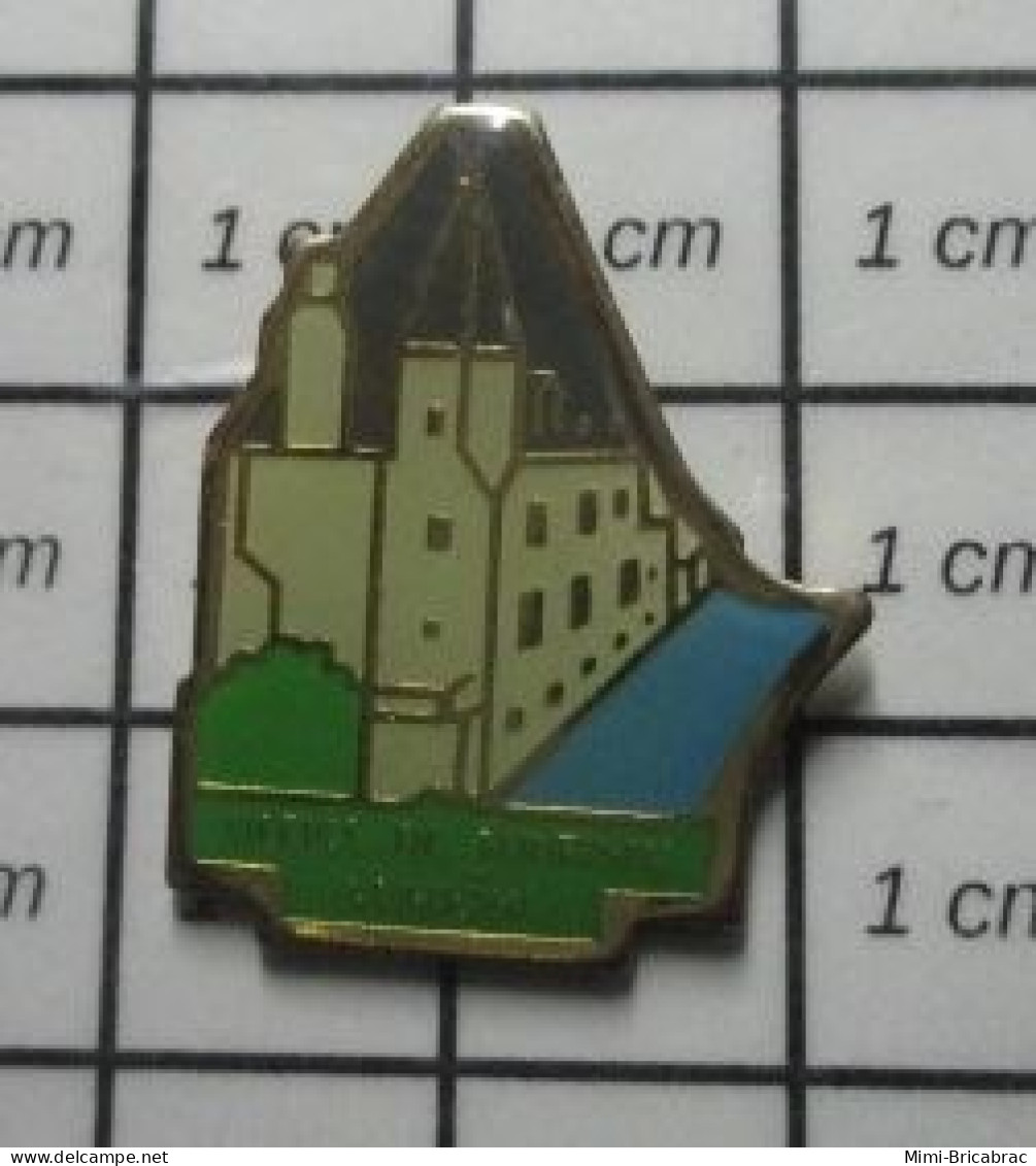 1012A Pin's Pins / Beau Et Rare : AUTRES / OFFICE DE TOURISME CHATEAU AVEC RIVIERE OU DOUVE - Altri & Non Classificati