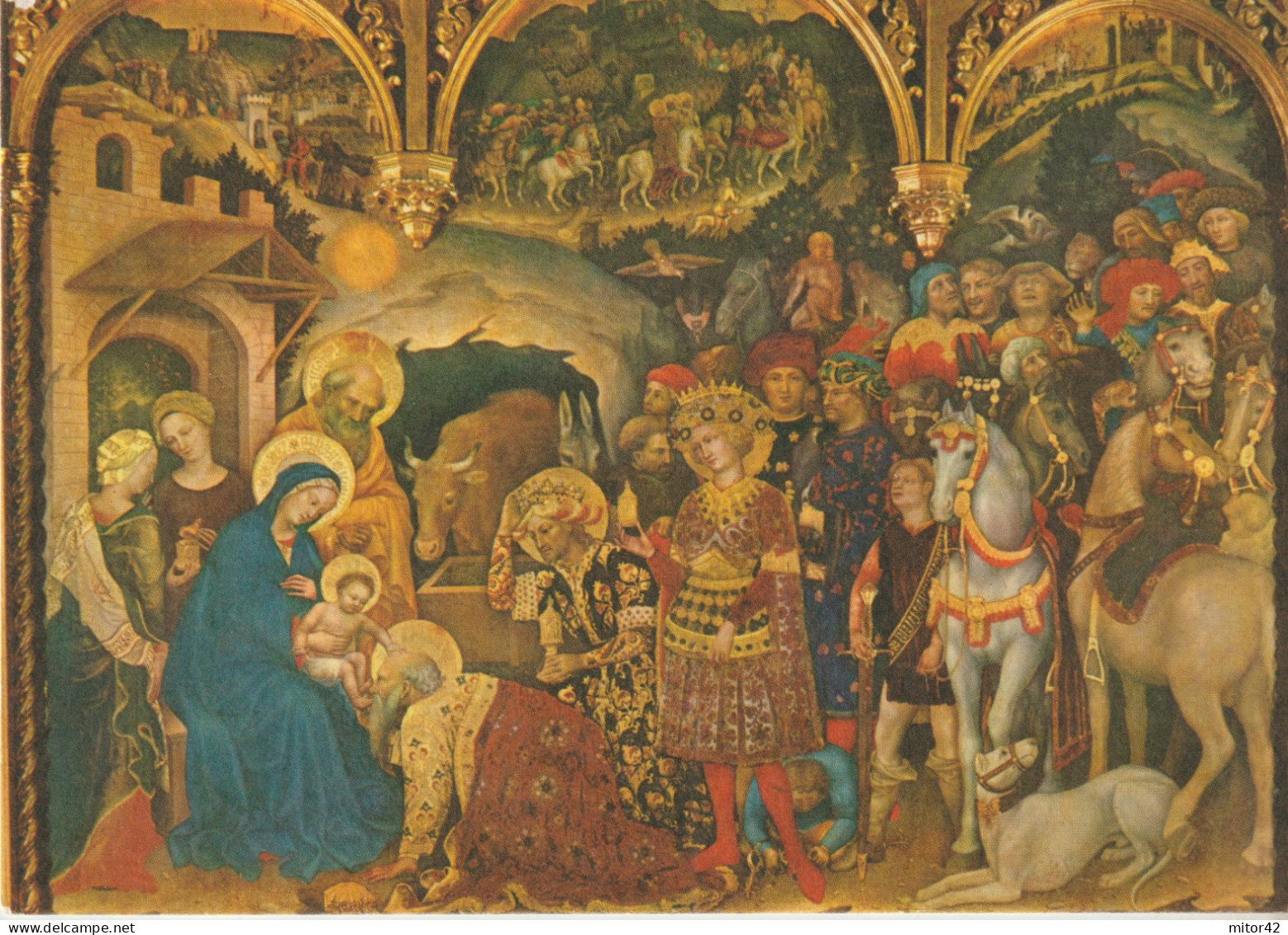 183-Religione-Cristianesimo-Presepe-L' Adorazione Dei Magi-Gentile Da Fabriano - Jésus