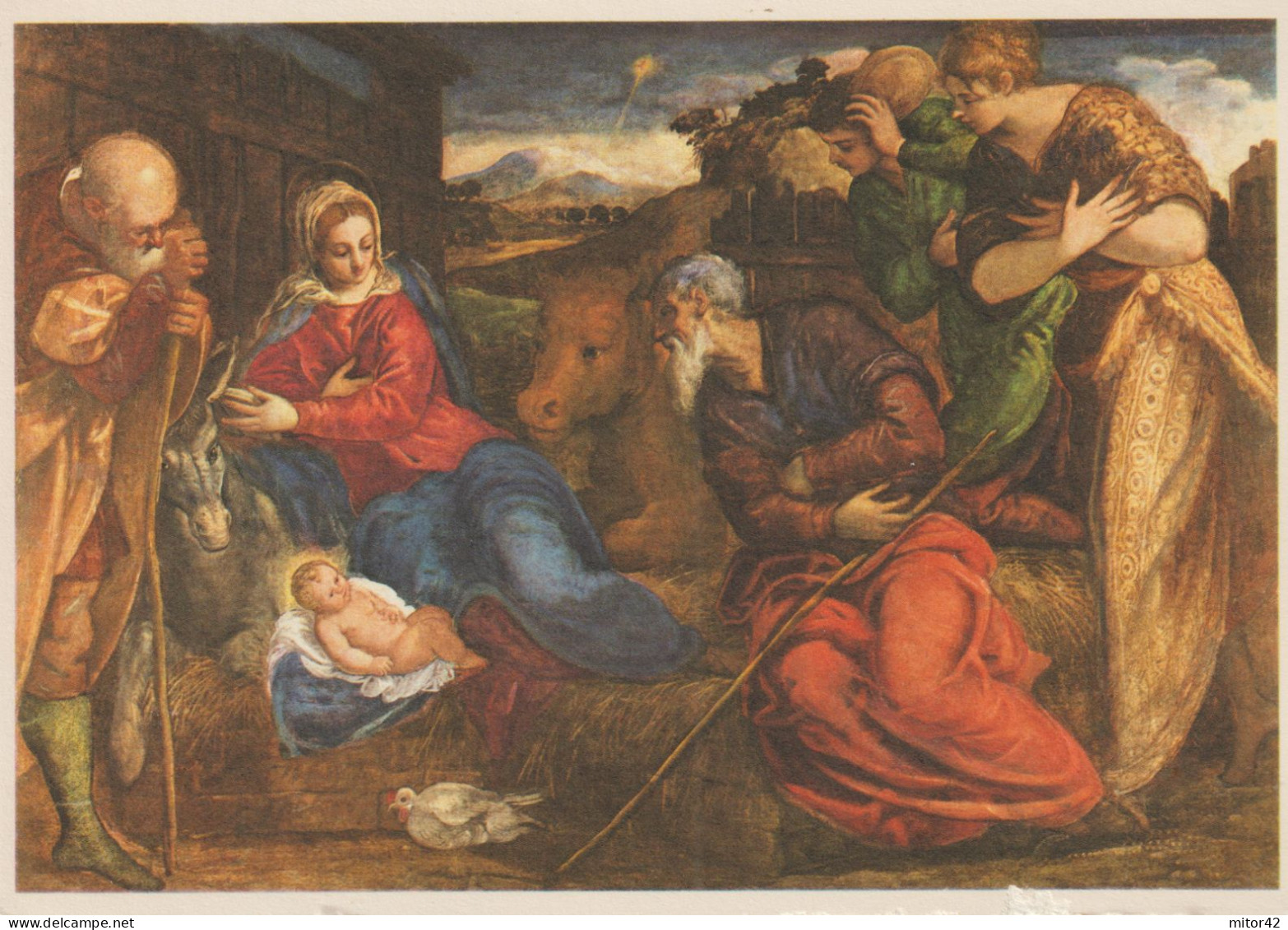 184-Religione-Cristianesimo-Presepe-La Natività-Tintoretto-Verona-Museo Di Castelvecchio - Jésus