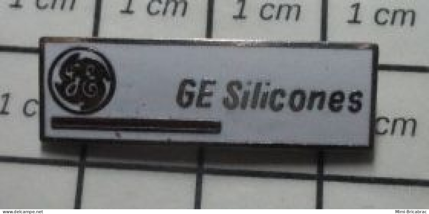 1415B Pin's Pins / Beau Et Rare : MARQUES / Ge GENERAL ELECTRIC SILICONES - Marques