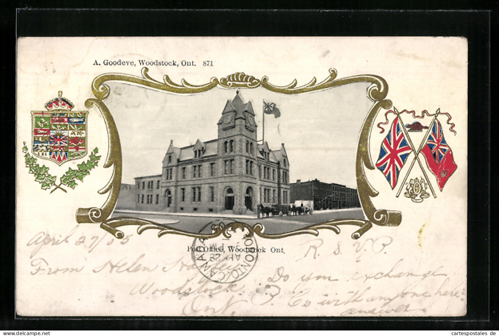 AK Woodstock /Ont., The Post Office  - Unclassified