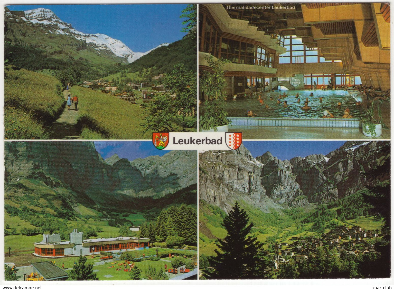 Leukerbad, 1401 M. Loèche-les-Bains - Balmhorn, Hallenbad, Badecenter, Gemmipass -  (Schweiz-Suisse-Switzerland) - Loèche-les-Bains