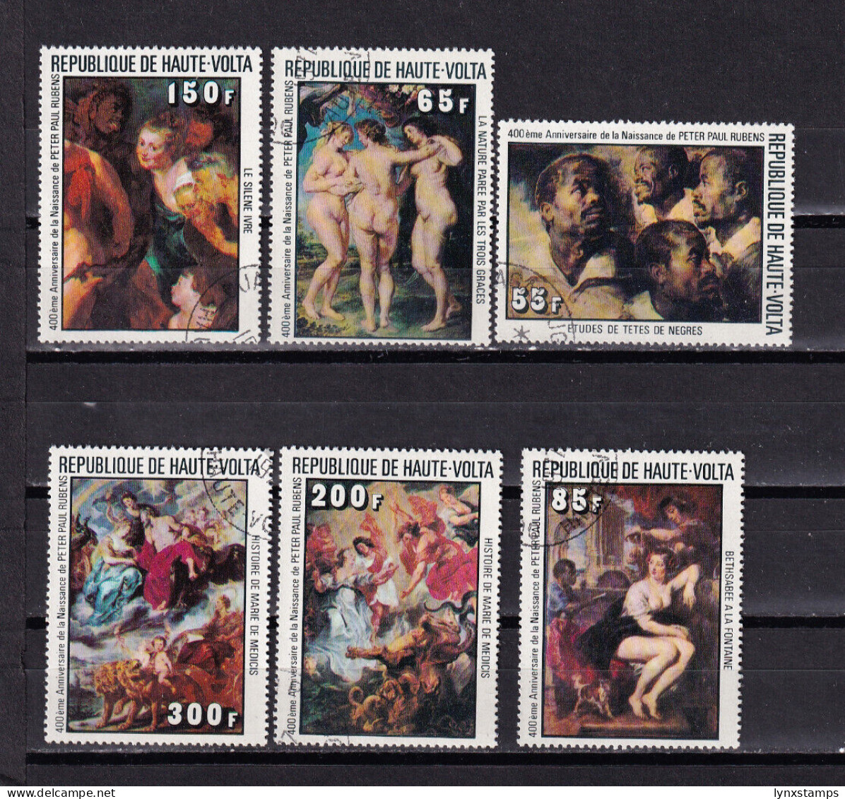 LI07 Upper Volta 1977 The 400th Anniversary Of The Birth Of Peter Paul Rubens - Rubens
