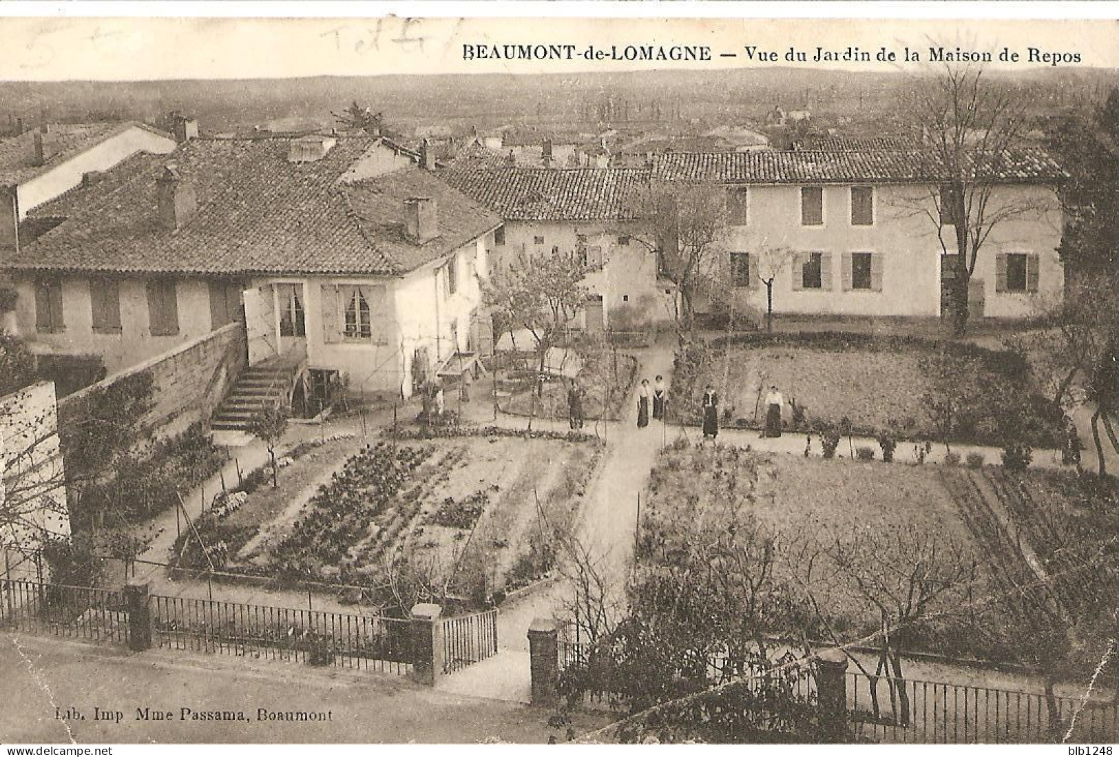 [82] Tarn Et Garonne > Beaumont De Lomagne Jardin De La Maison De Repos - Beaumont De Lomagne