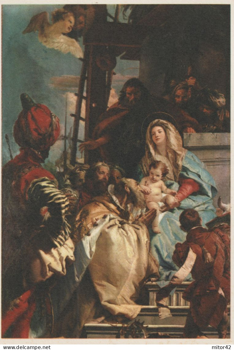 189-Religione-Cristianesimo-Presepe-L' Adorazione Dei Magi-G.B.Tiepolo-Munchen.Alte Pinakothek - Jésus