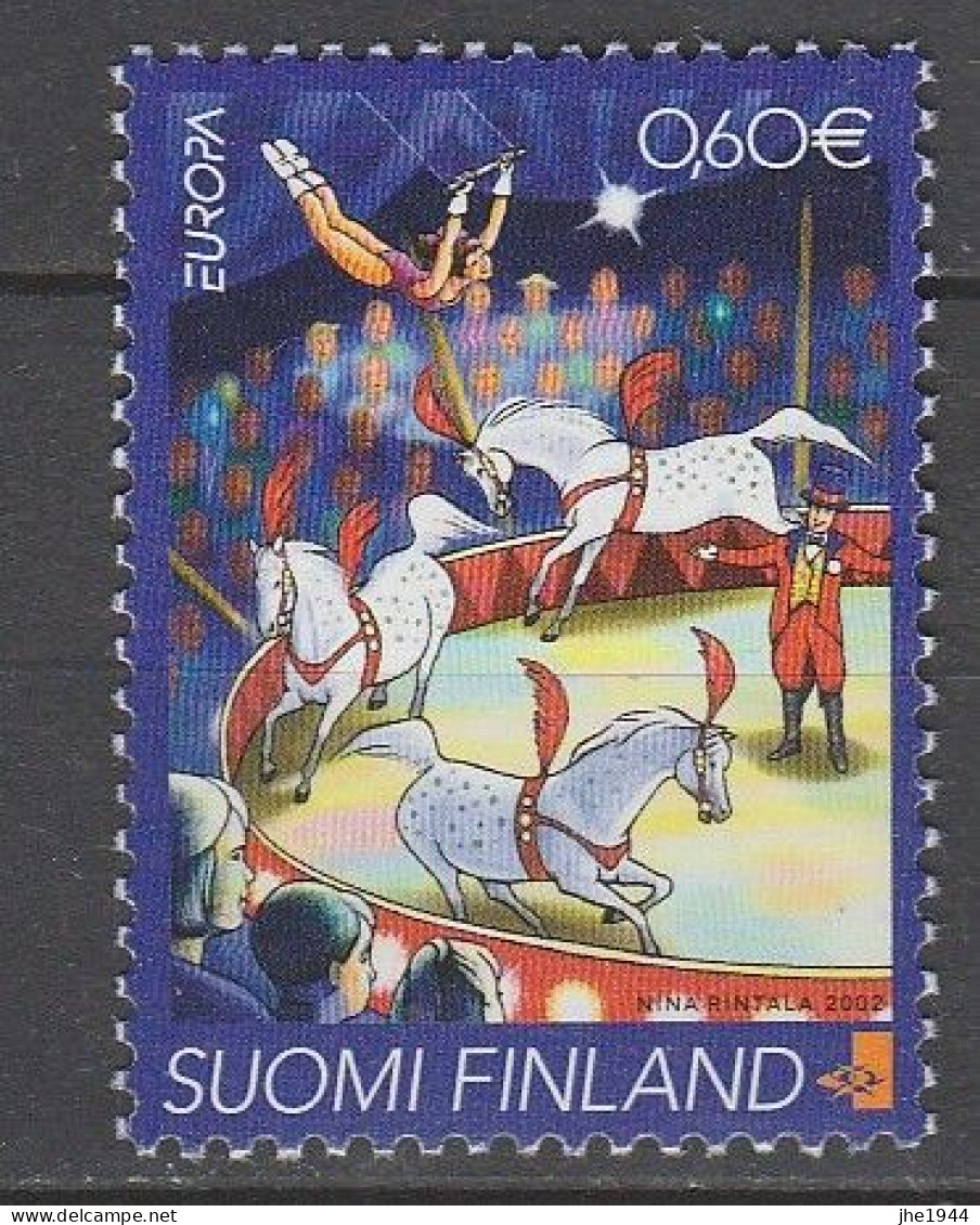 Finlande Europa 2002 N° 1589 ** Le Cirque - 2002