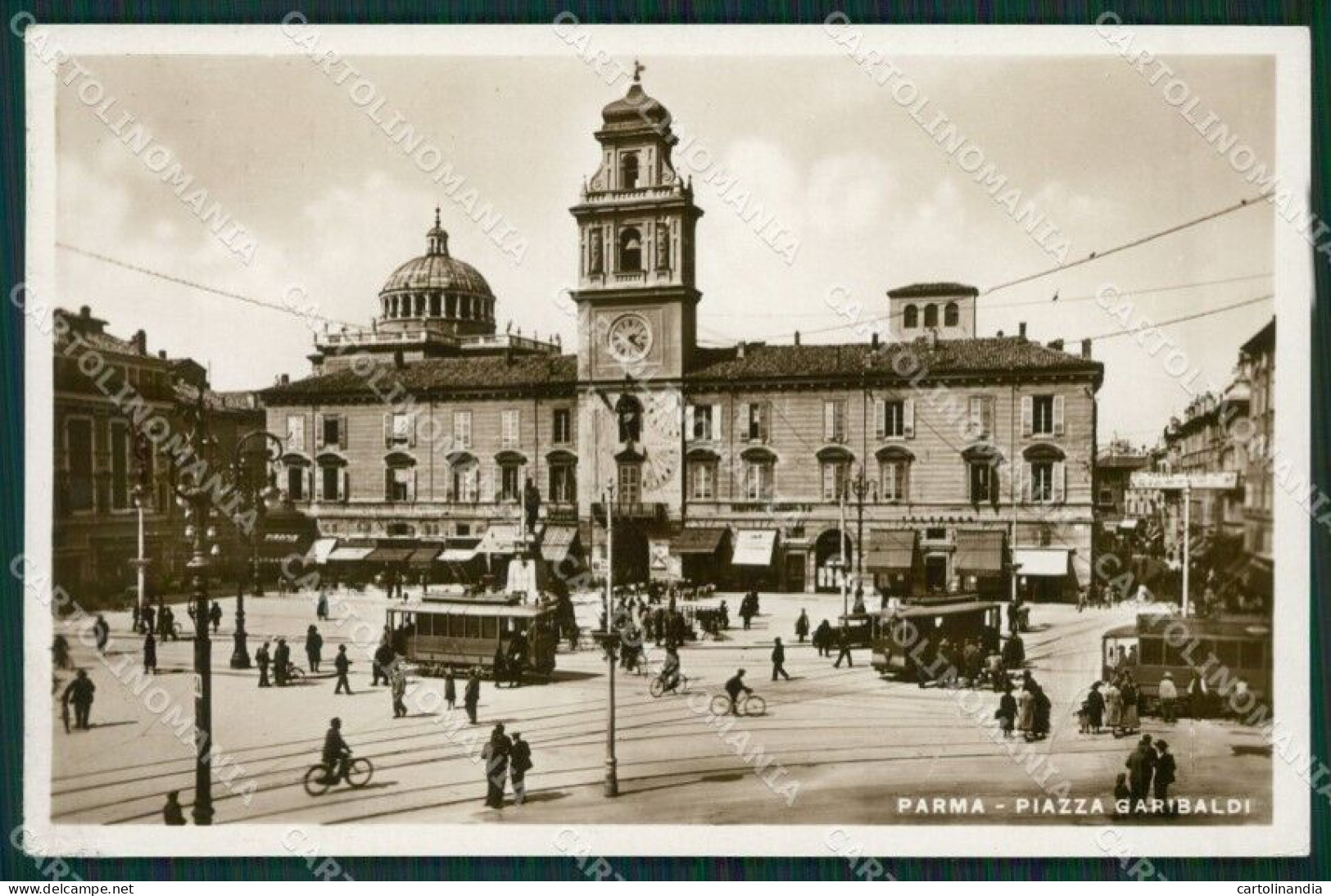 Parma Città Tram Foto Cartolina KVM0201 - Parma