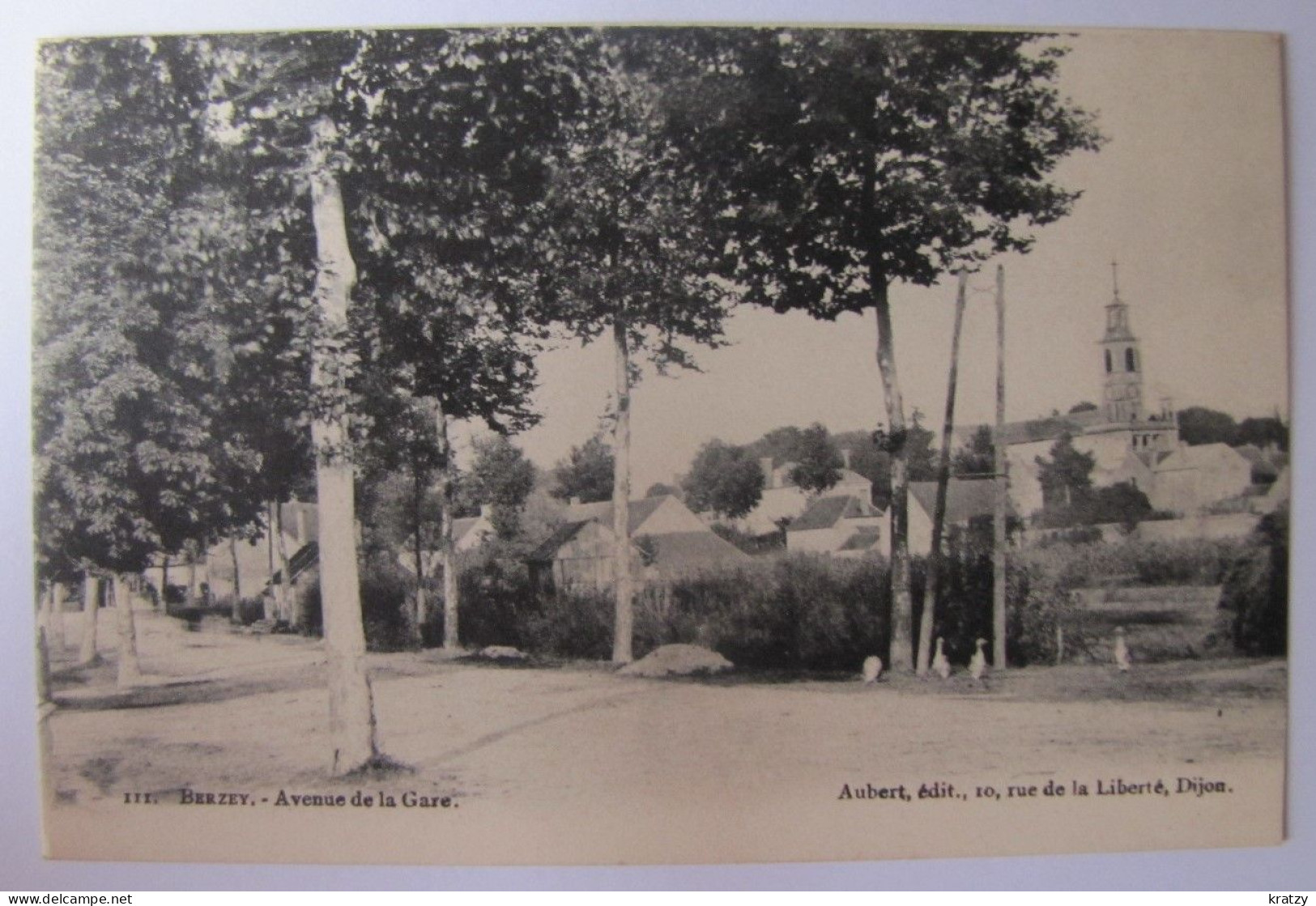 FRANCE - CÔTE D'OR - BERZEY - Avenue De La Gare - Sonstige & Ohne Zuordnung