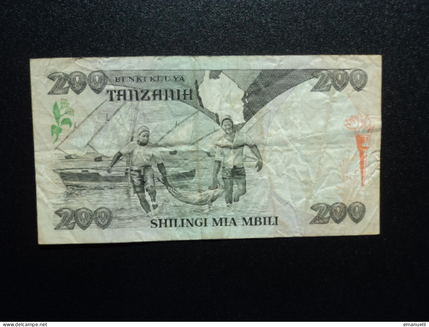 TANZANIE * : 200 SHILINGI  ND 1986   P 18a     TTB - Tanzania