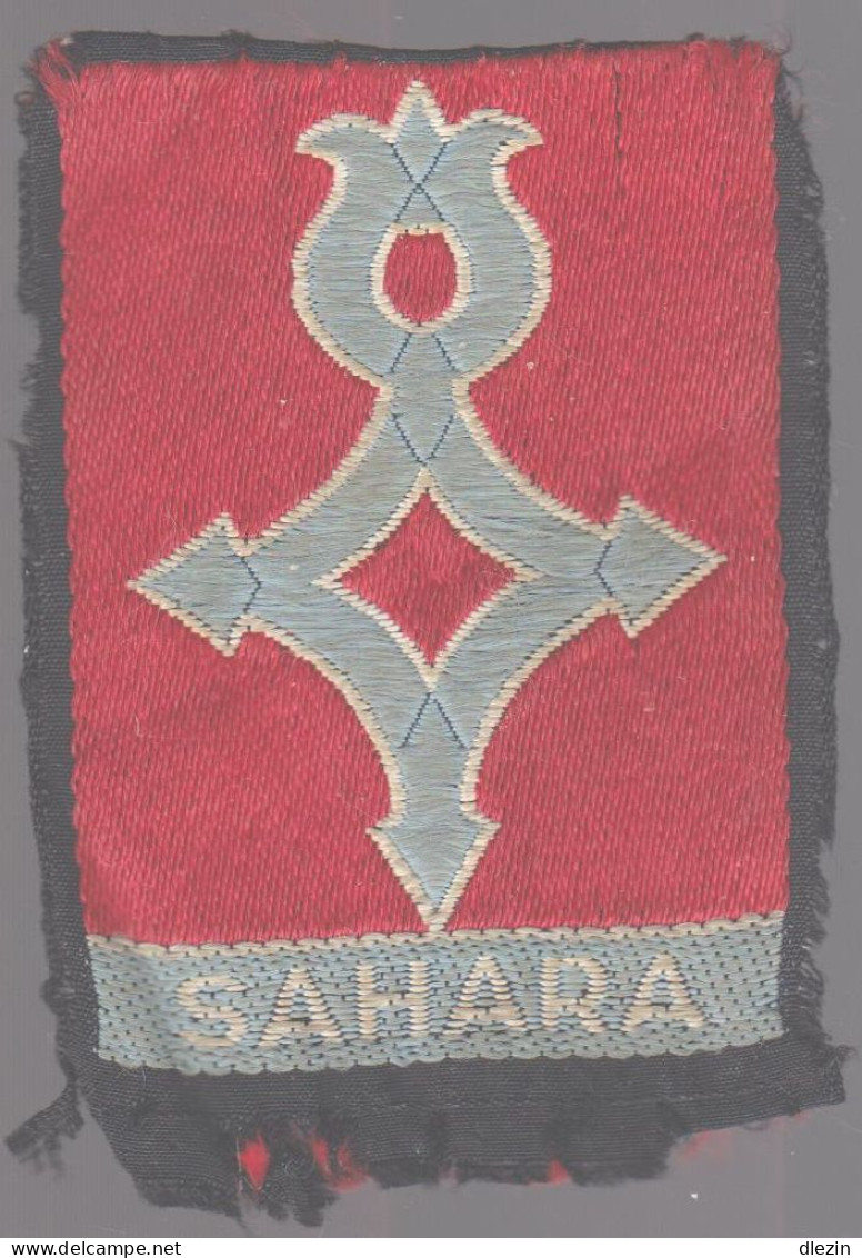 Troupes Au Sahara. A. Titre D'épaule. Tissu. - Landmacht